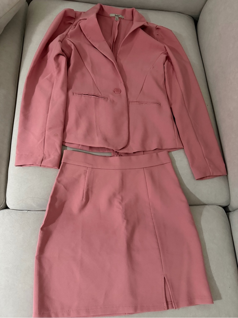 Papaya Dusty Rose Two-Piece Skirt Set